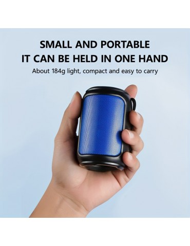 Small Portable Wireless Speaker (battery Life About 3-4 Hours, Power 5W,  Version 5.0)3D Surround Superheavy Subwoofer