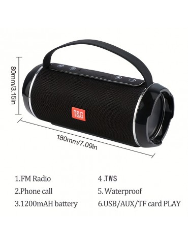 Wireless Audio Subwoofer Plug-in Card U Disk 3D Surround Outdoor Portable Speaker
