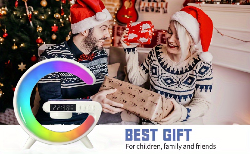 multifunction wireless charger pad stand speaker tf rgb night light 15w fast charging station for iphone samsung xiaomi details 12