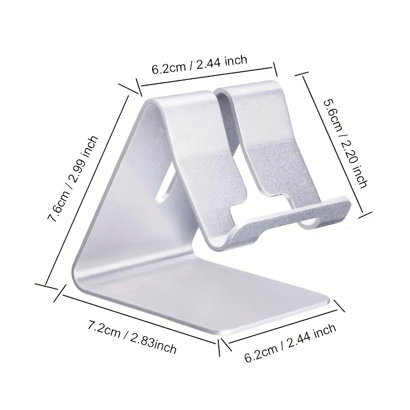 new mobile phone bracket aluminum alloy desktop bracket tablet lazy charging mobile phone holder gift fixed metal bracket details 0