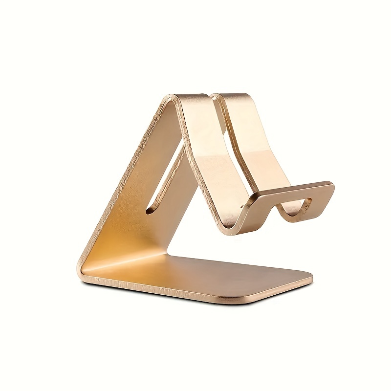new mobile phone bracket aluminum alloy desktop bracket tablet lazy charging mobile phone holder gift fixed metal bracket details 5