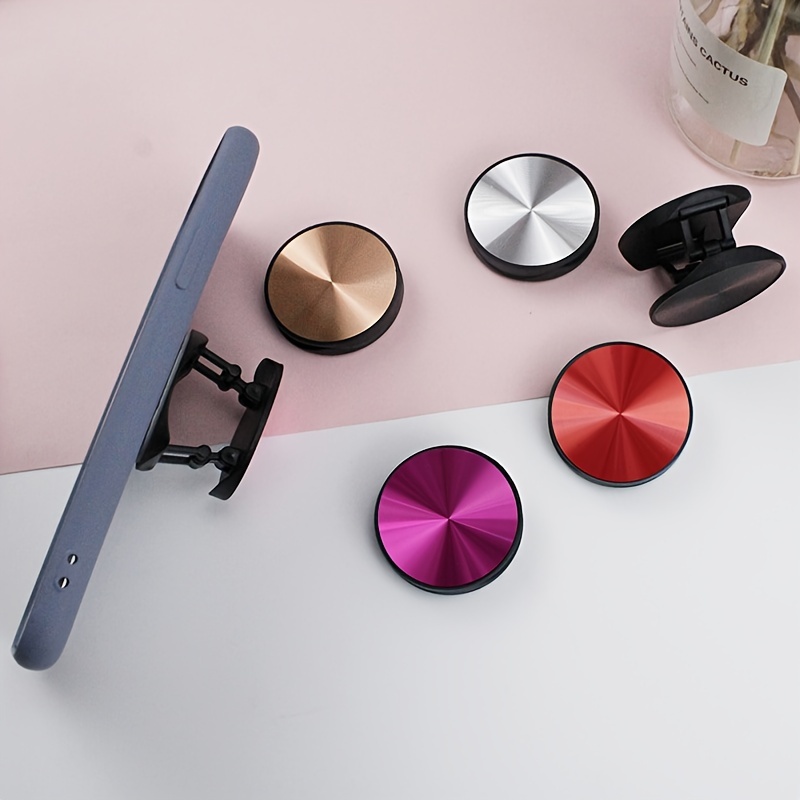 creative cd pattern mobile phone bracket multifunctional foldable holder support rack details 3
