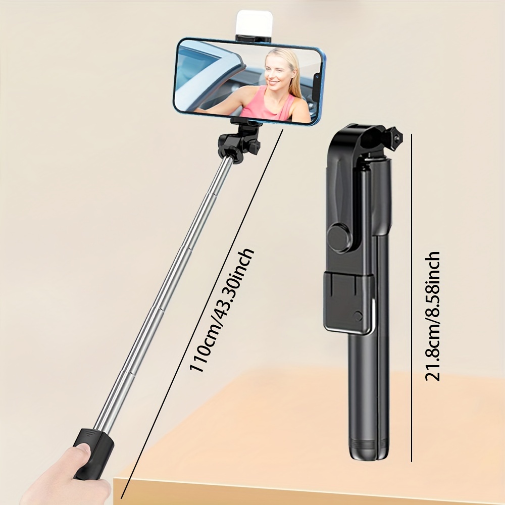 Selfie Stick Tripod Mobile Phone Holder Photo Desktop Live Shooting Bluetooth Remote Control details 0