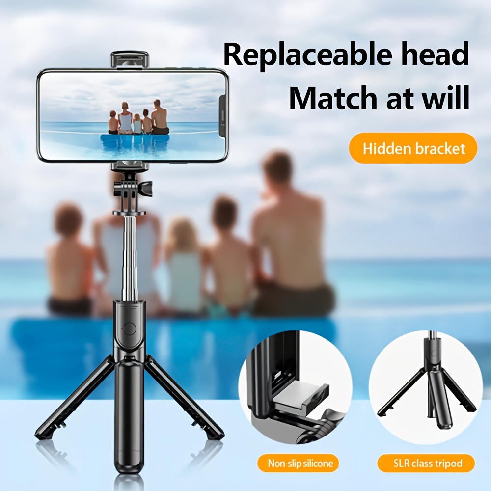 Selfie Stick Tripod Mobile Phone Holder Photo Desktop Live Shooting Bluetooth Remote Control details 2