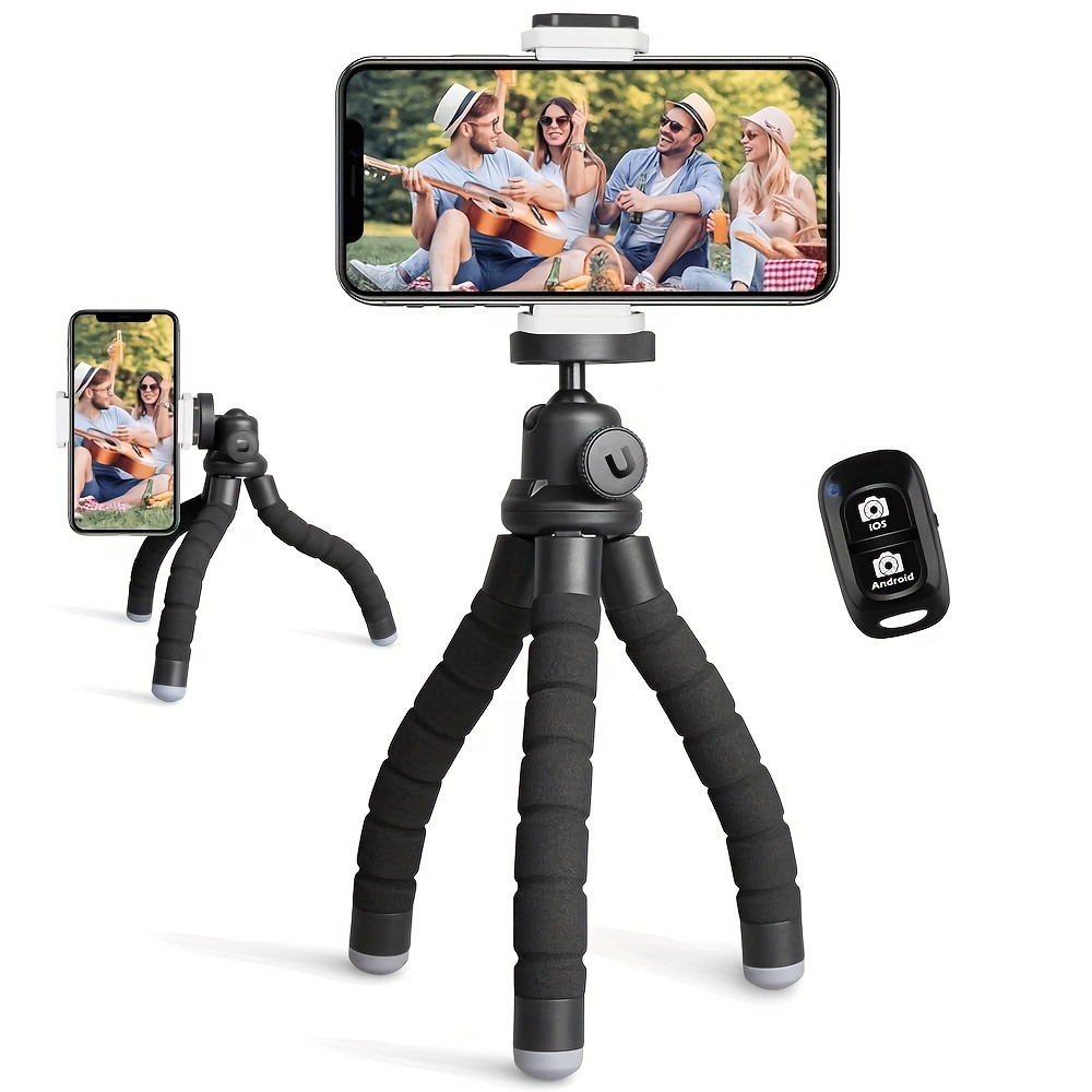 an octopus mobile phone holder camera stand photography stand strong durable can be folded at will multiple folding without damage suitable for iphone mobile phones and other mobile phone models cameras and other details 1