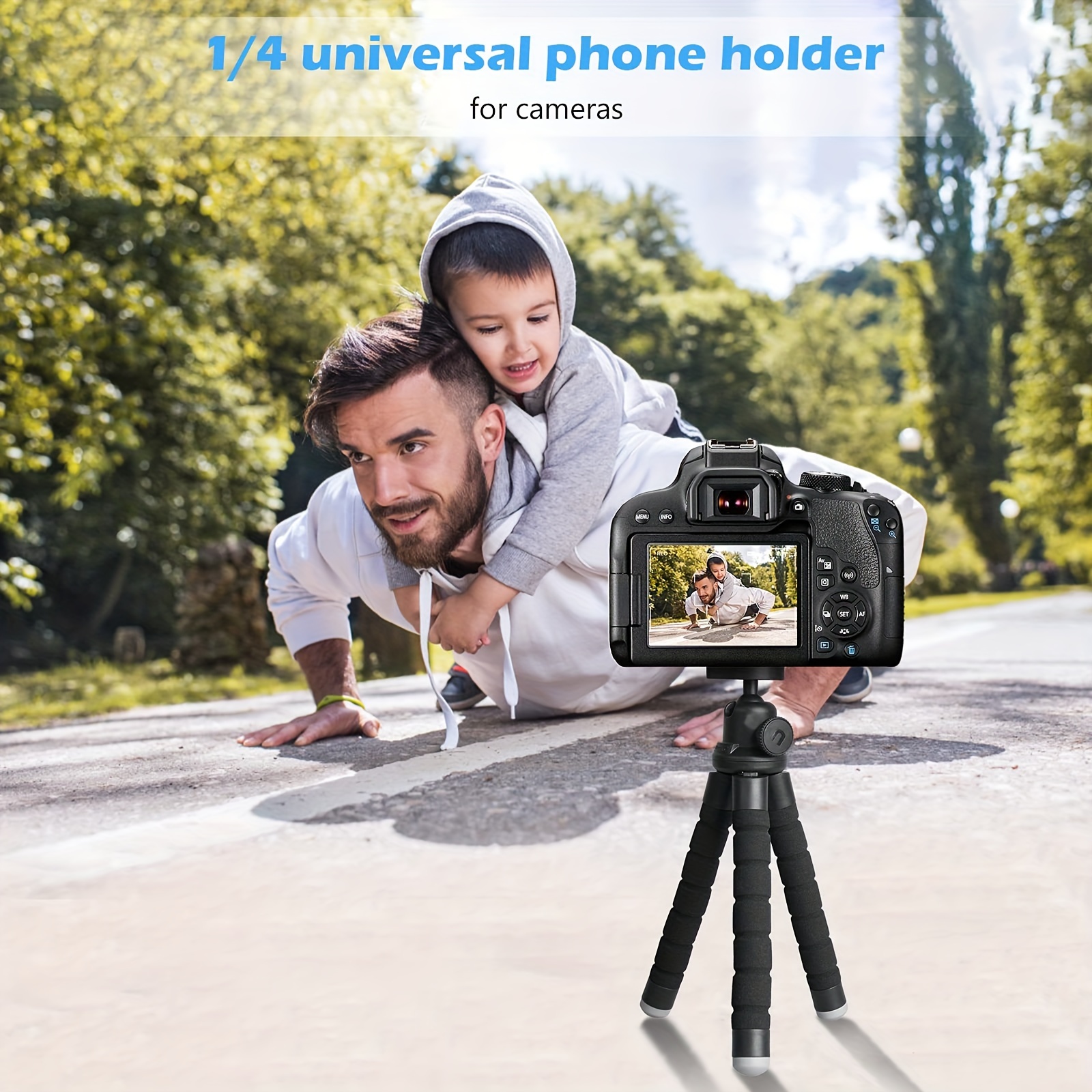 an octopus mobile phone holder camera stand photography stand strong durable can be folded at will multiple folding without damage suitable for iphone mobile phones and other mobile phone models cameras and other details 4