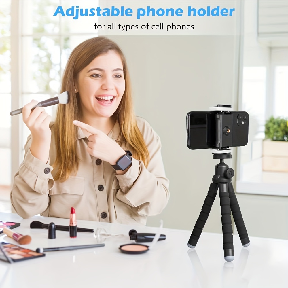 an octopus mobile phone holder camera stand photography stand strong durable can be folded at will multiple folding without damage suitable for iphone mobile phones and other mobile phone models cameras and other details 5