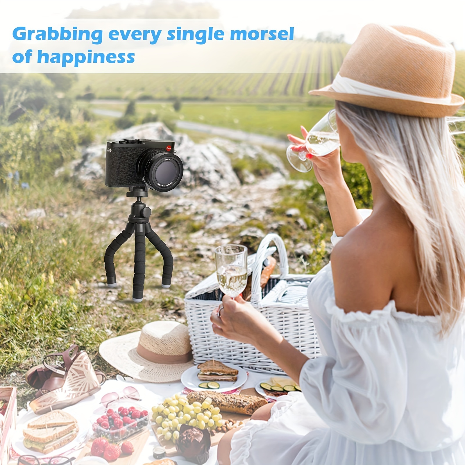 an octopus mobile phone holder camera stand photography stand strong durable can be folded at will multiple folding without damage suitable for iphone mobile phones and other mobile phone models cameras and other details 7