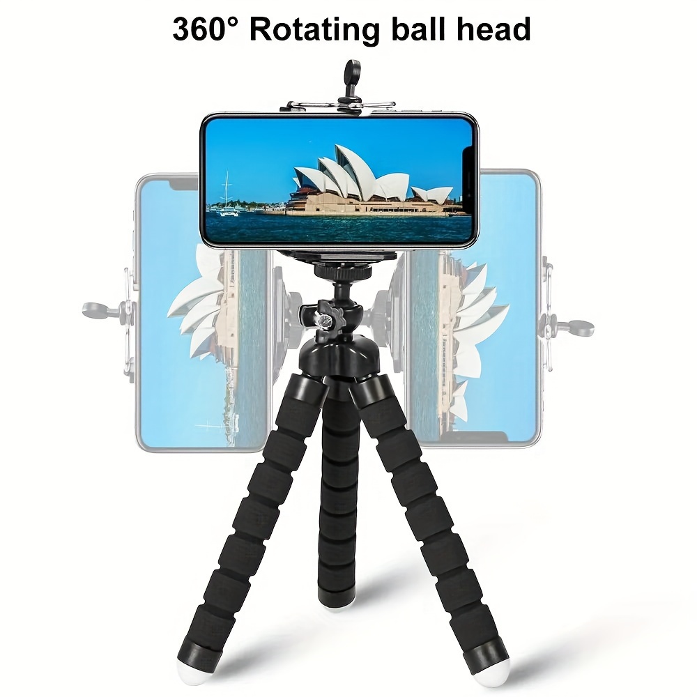 an octopus mobile phone holder camera stand photography stand strong durable can be folded at will multiple folding without damage suitable for iphone mobile phones and other mobile phone models cameras and other details 8