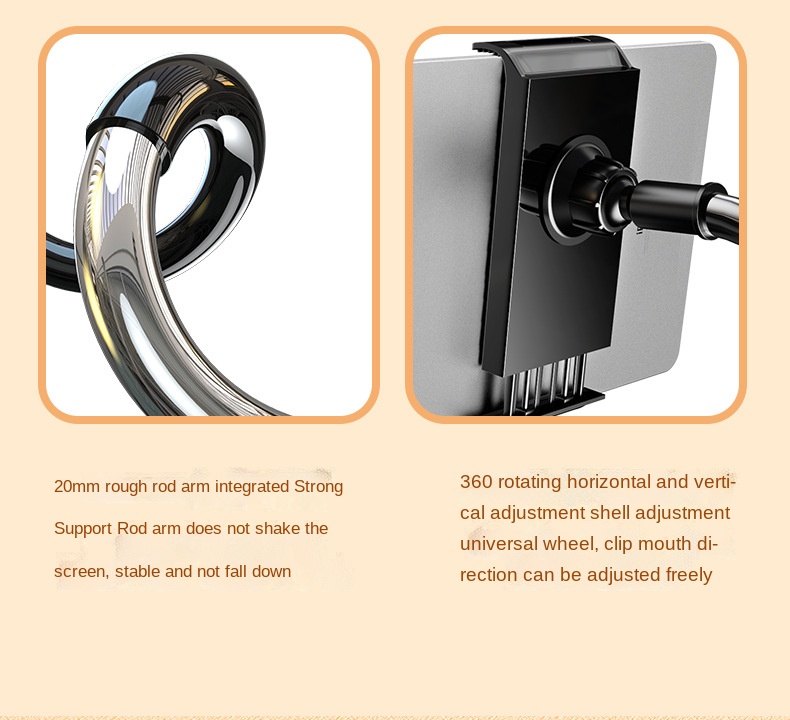 universal phone holder bed desk clip lazy flexible gooseneck clamp long arms mount for iphone 8 7 6 bed desk mobile phone holder details 1