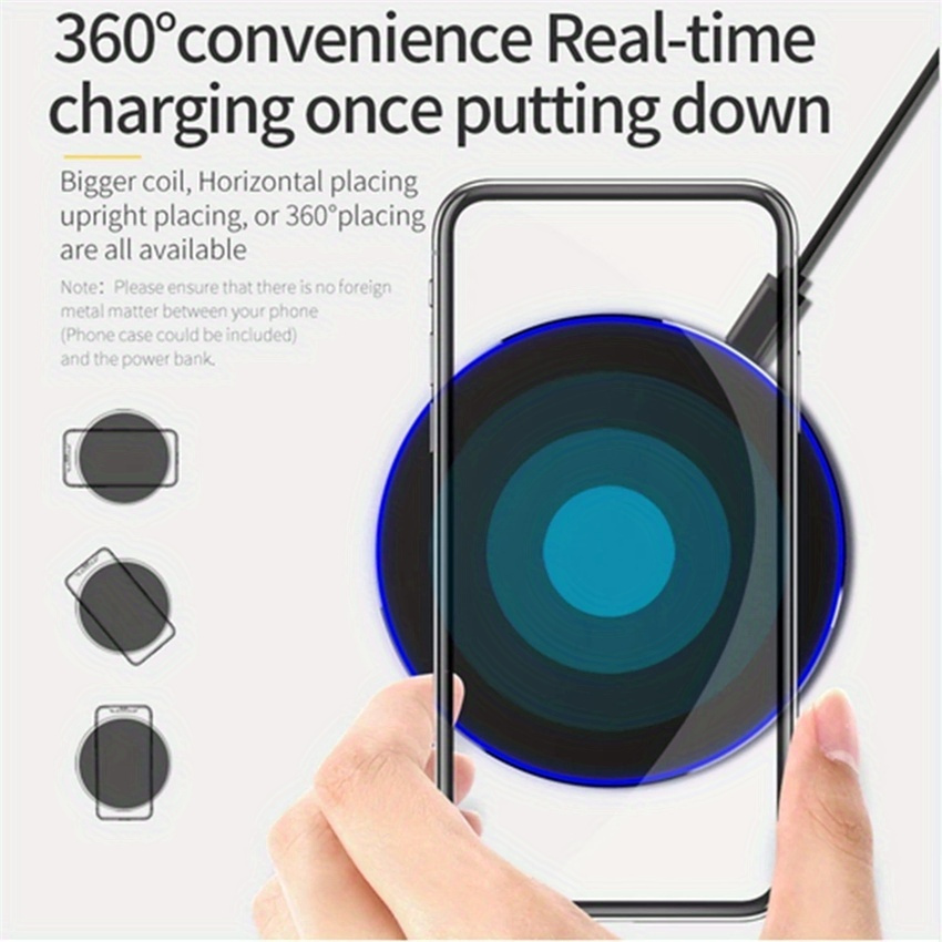 20w max fast wireless magnetic charging pad compatible with iphone 15 14 13 12 11 compatible with samsung galaxy s23 s22 note 20 30 ultra android phone details 4