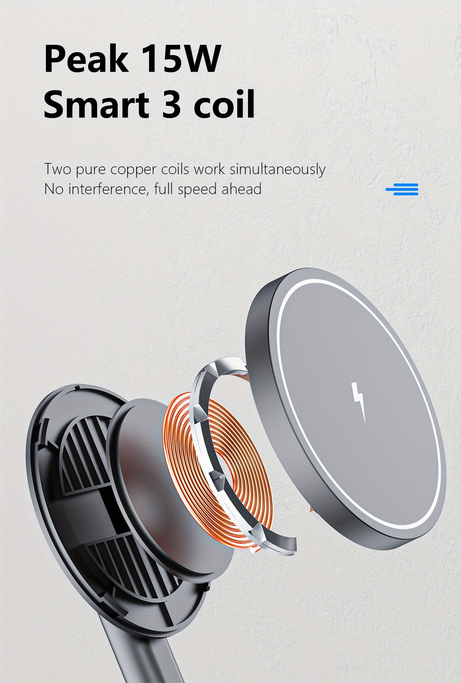 foldable wireless charger 2in1 fast magnetic station 15w compatible with mag safe charging station for multiple devices wireless charger stand charger charging dock for iphone 14 13 12 series iwatch airpods details 7