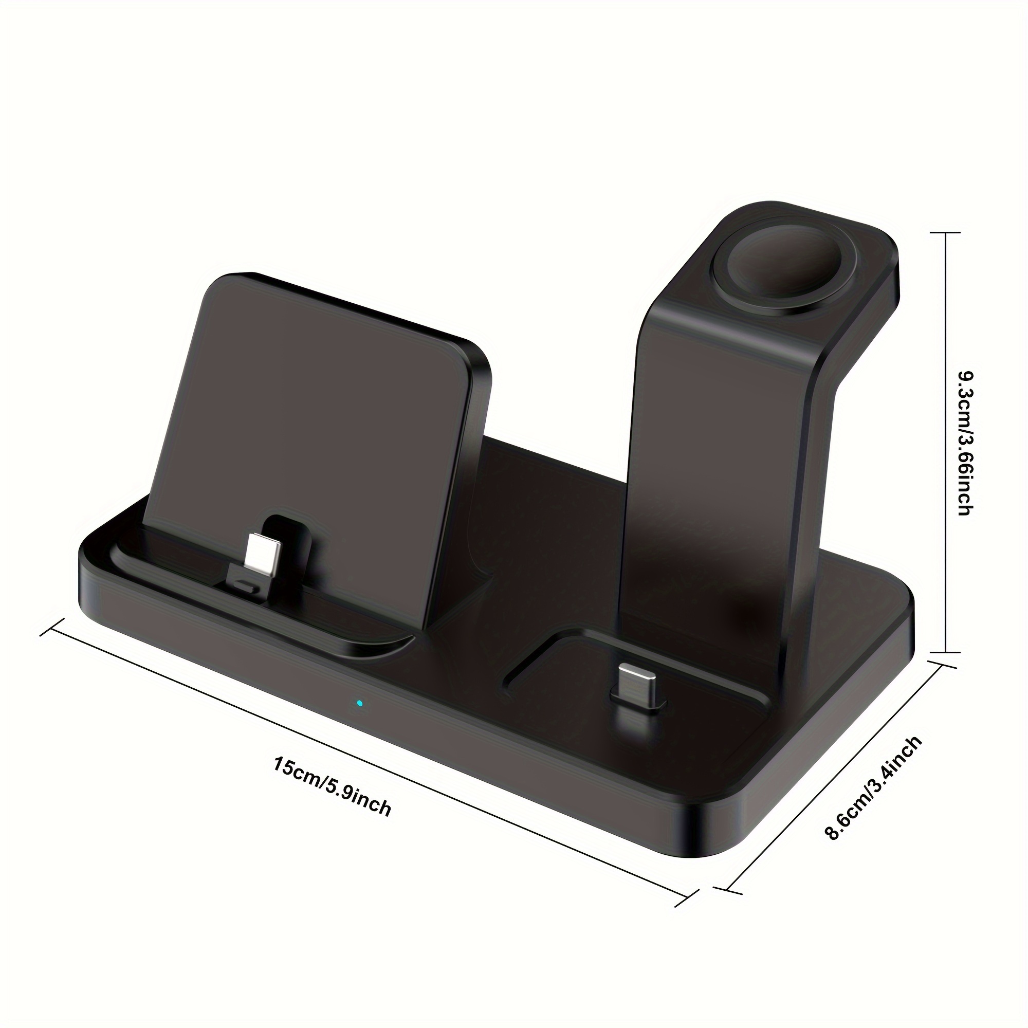 3 in 1 charging station for samsung multiple devices fast charging stand for galaxy s23 ultra s23 s22 s21 note20 z flip z fold 4 galaxy buds wireless charger dock stand for galaxy watch 6 classic 5 pro 4 3 lte active 2 1 details 6