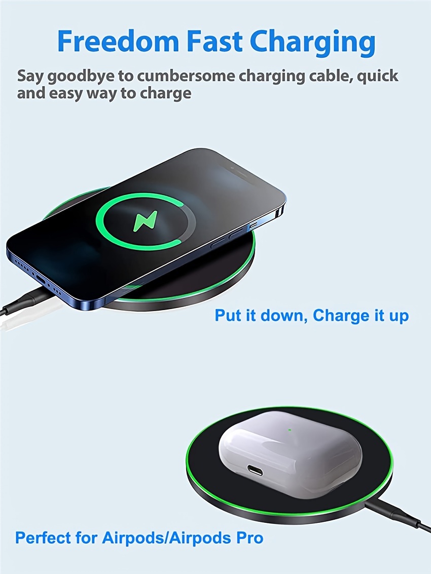 wireless charging station, 15w fast wireless charging pad for iphone 15 14 13 12 11 pro max samsung galaxy s22 s21 s20 s10 s9 xiaomi wireless charging station details 8