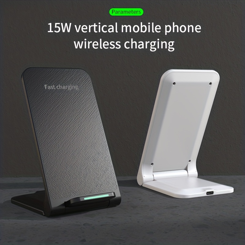 15w fast wireless charging stand compatible with iphone samsung motorola oneplus more qi certified charger details 0