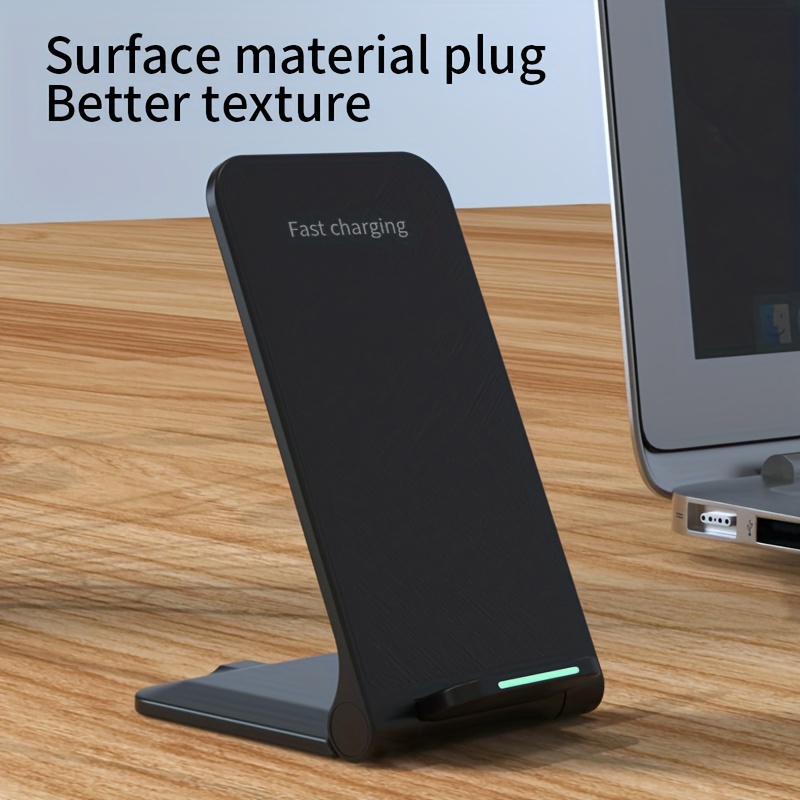 15w fast wireless charging stand compatible with iphone samsung motorola oneplus more qi certified charger details 2