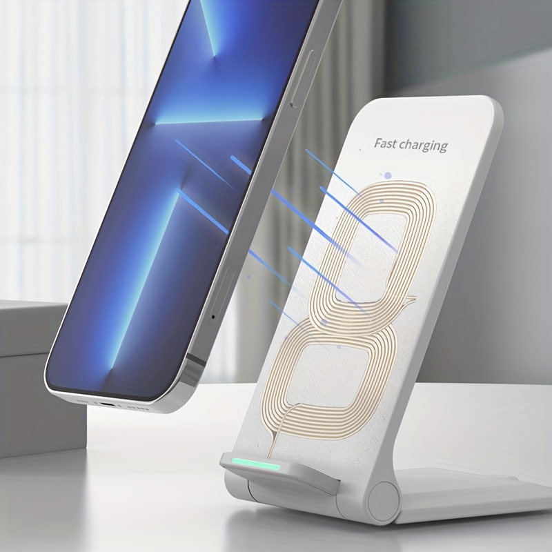 15w fast wireless charging stand compatible with iphone samsung motorola oneplus more qi certified charger details 3
