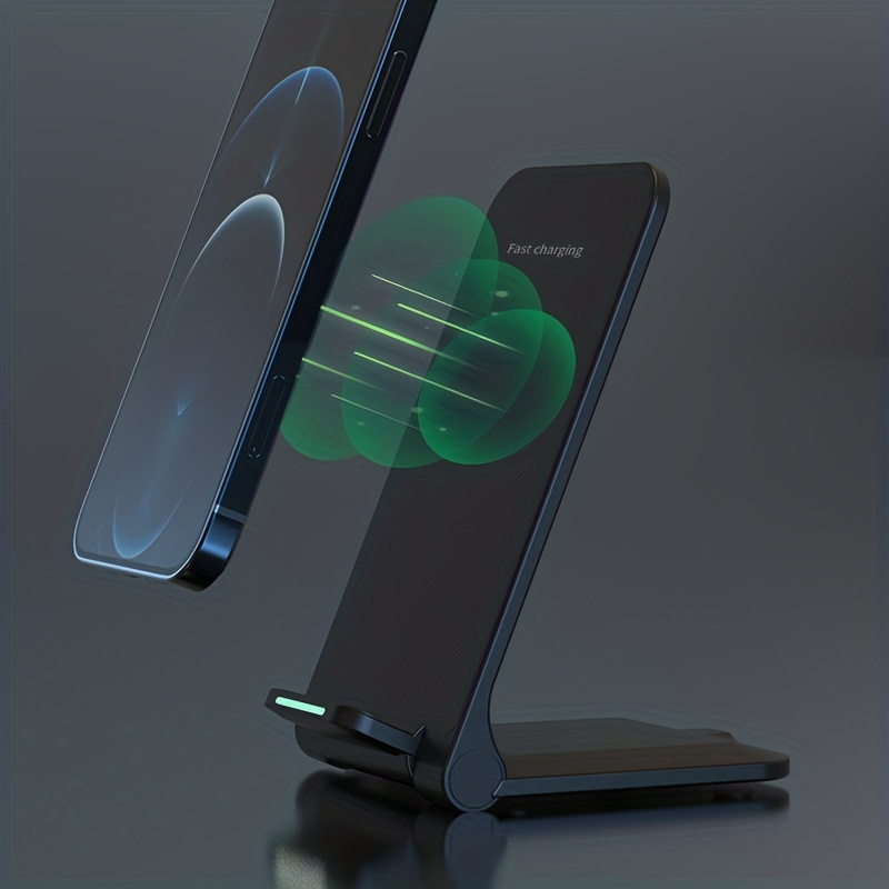 15w fast wireless charging stand compatible with iphone samsung motorola oneplus more qi certified charger details 6