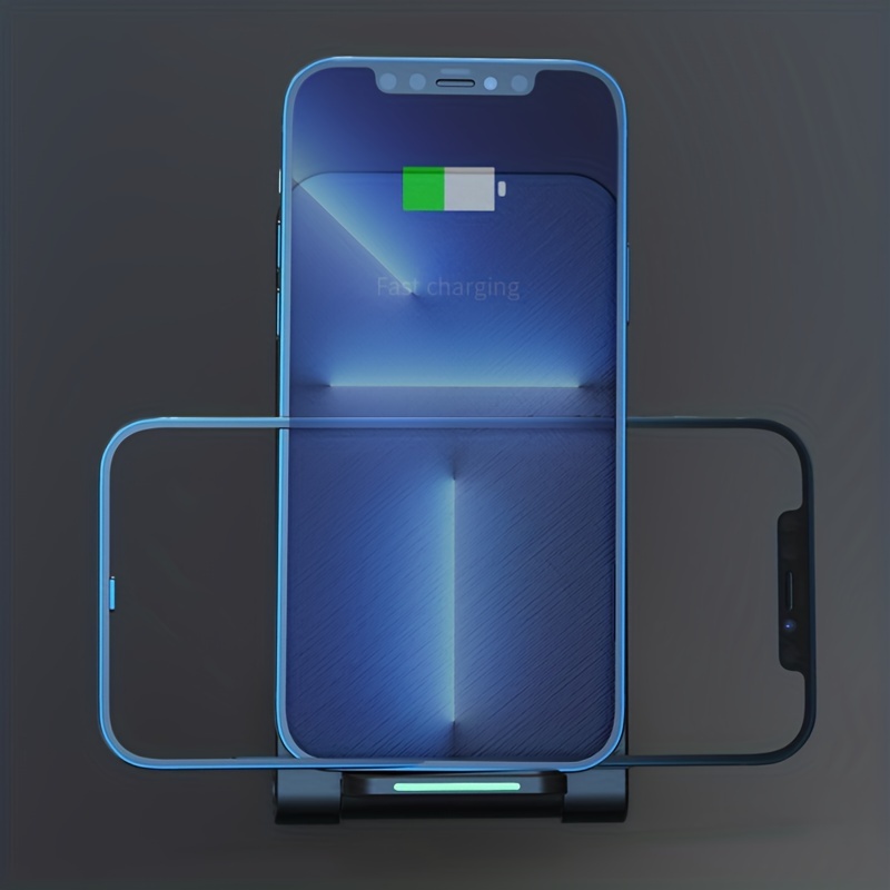 15w fast wireless charging stand compatible with iphone samsung motorola oneplus more qi certified charger details 7