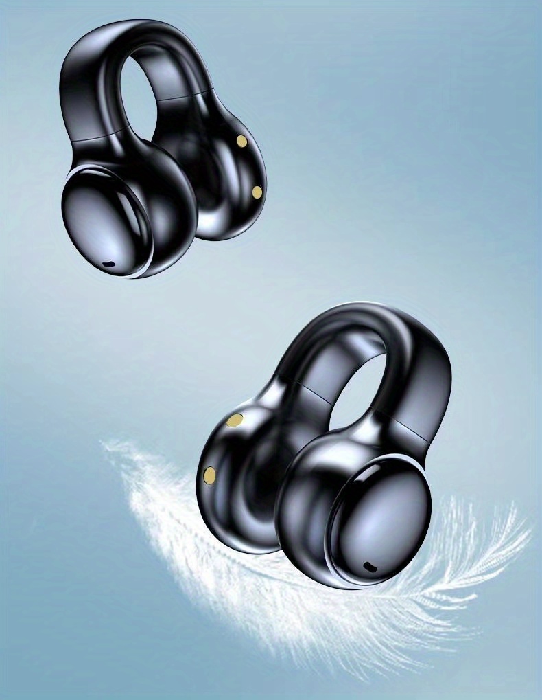 x58 air conduction bt headset clip ear wireless noise cancellation sports call long endurance without headphones details 2