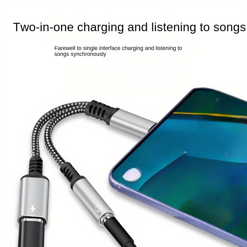 suitable for iphone 15 por max type c to 3 5mm adapter 2 in 1 pd charging digital dac call u shield adapter details 2