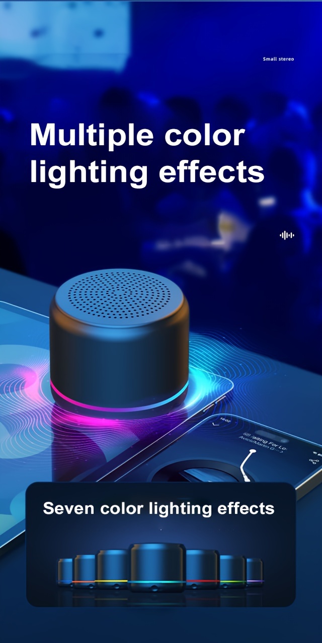w15 small size and high quality wireless speaker details 2